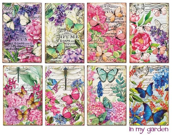 Decorer In My Garden Paper Pack (7x10,8cm) (DECOR-M82) Decorer In My Garden Paper Pack (7x10,8cm) (DECOR-M82)