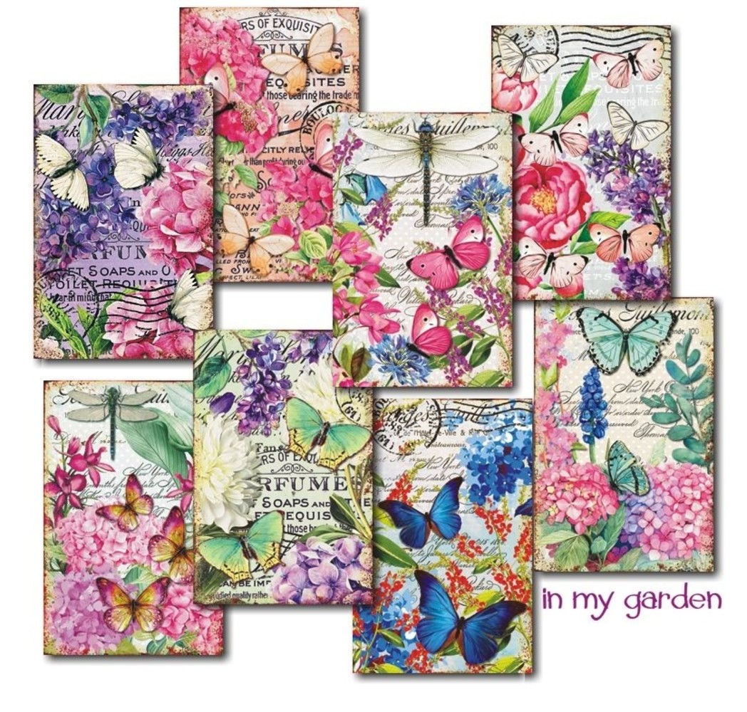 Decorer In My Garden Paper Pack (7x10,8cm) (DECOR-M82) Decorer In My Garden Paper Pack (7x10,8cm) (DECOR-M82)