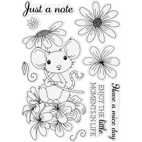 Gemini Have A Mice Day Stamp & Die (GEM-STD-CHRHAV)