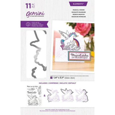 Gemini Magical Wishes Stamp & Die (GEM-STD-CHRMAG) Gemini Magical Wishes Stamp & Die (GEM-STD-CHRMAG)