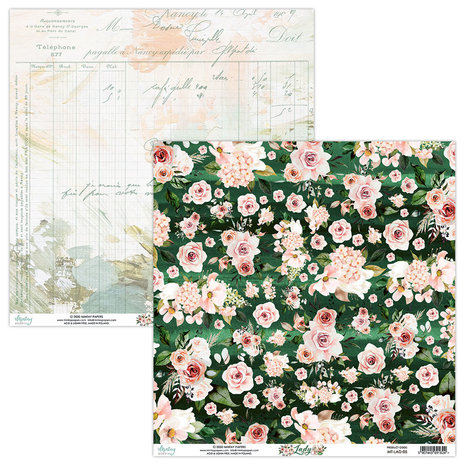 Mintay Lady 12x12 Inch Scrapbooking Paper Set (MT-LAD-07) Mintay Lady 12x12 Inch Scrapbooking Paper Set (MT-LAD-07)