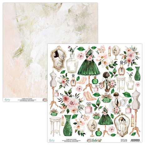 Mintay Lady 6x6 Inch Scrapbooking Paper Pad (MT-LAD-08) Mintay Lady 6x6 Inch Scrapbooking Paper Pad (MT-LAD-08)