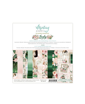 Mintay Lady 6x6 Inch Scrapbooking Paper Pad (MT-LAD-08) Mintay Lady 6x6 Inch Scrapbooking Paper Pad (MT-LAD-08)