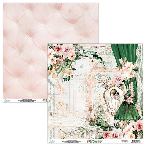 Mintay Lady 6x6 Inch Scrapbooking Paper Pad (MT-LAD-08) Mintay Lady 6x6 Inch Scrapbooking Paper Pad (MT-LAD-08)