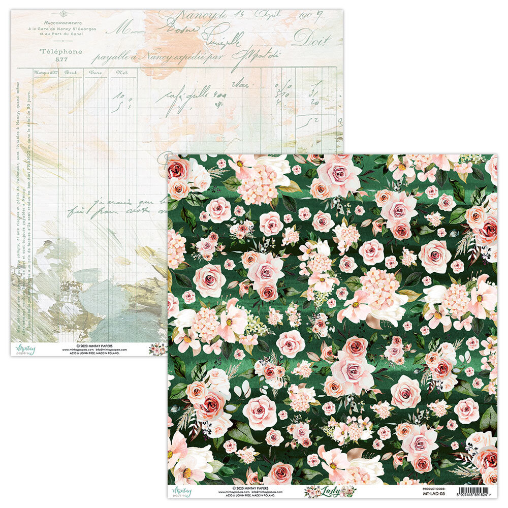 Mintay Lady 6x6 Inch Scrapbooking Paper Pad (MT-LAD-08) Mintay Lady 6x6 Inch Scrapbooking Paper Pad (MT-LAD-08)