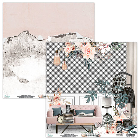 Mintay Day By Day 12x12 Inch Scrapbooking Paper Set (MT-DAY-07) Mintay Day By Day 12x12 Inch Scrapbooking Paper Set (MT-DAY-07)