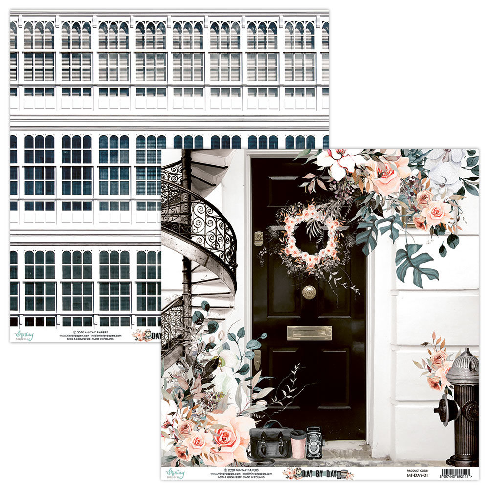 Mintay Day By Day 12x12 Inch Scrapbooking Paper Set (MT-DAY-07) Mintay Day By Day 12x12 Inch Scrapbooking Paper Set (MT-DAY-07)