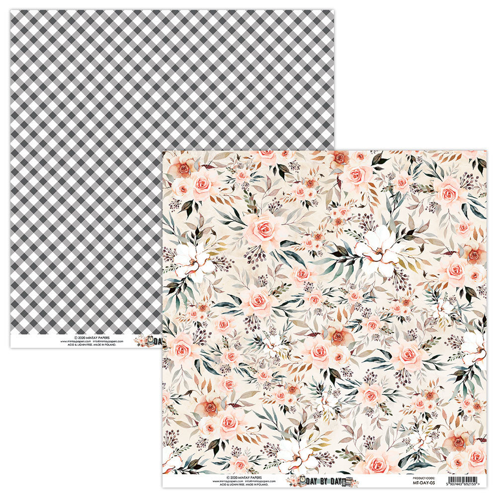 Mintay Day By Day 6x6 Inch Scrapbooking Paper Pad (MT-DAY-08)