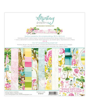 Mintay Better Times 12x12 Inch Scrapbooking Paper Set (MT-BET-07) Mintay Better Times 12x12 Inch Scrapbooking Paper Set (MT-BET-07)