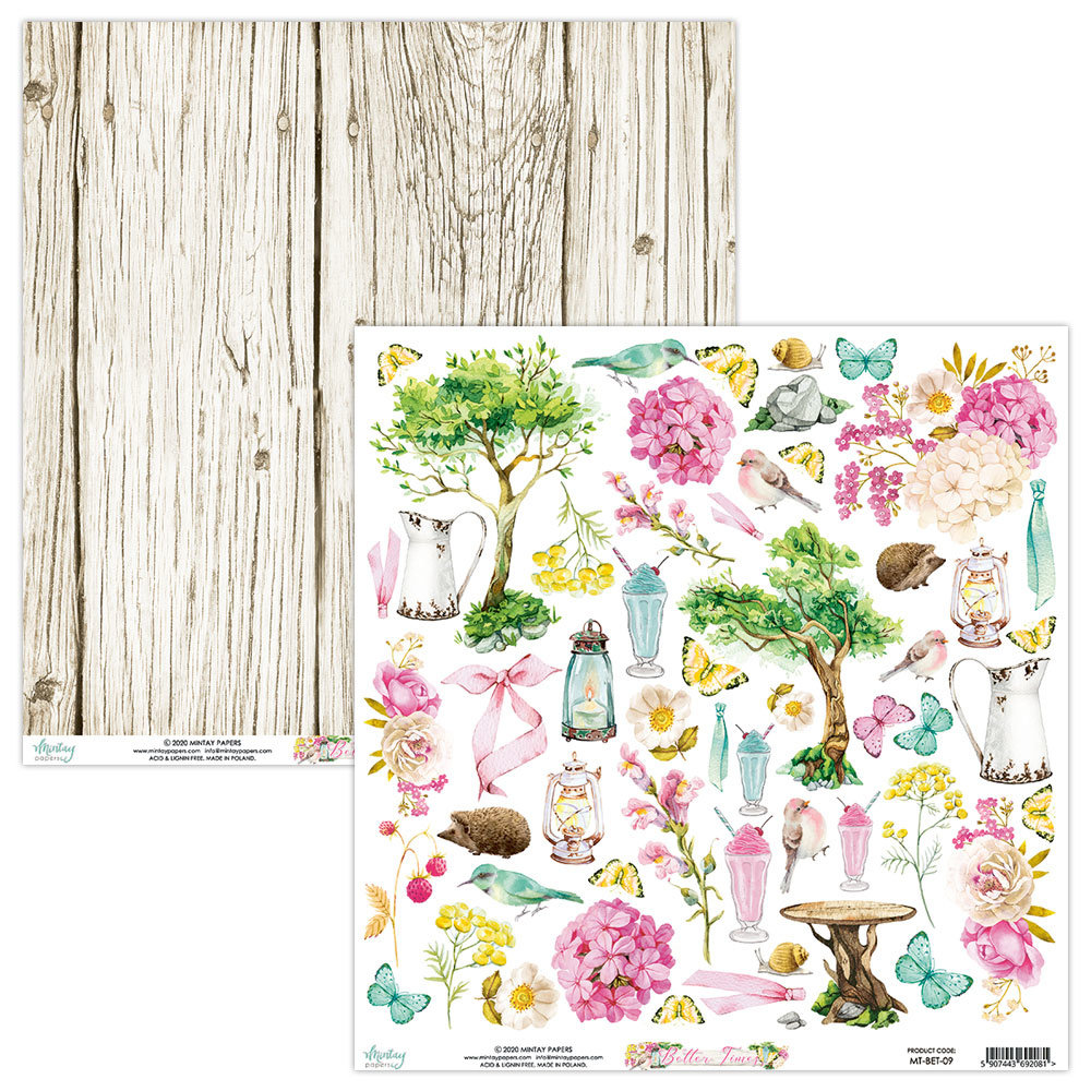 Mintay Better Times 6x6 Inch Scrapbooking Paper Pad (MT-BET-08) Mintay Better Times 6x6 Inch Scrapbooking Paper Pad (MT-BET-08)