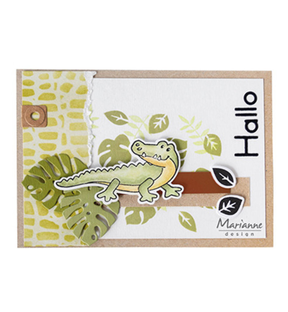 Marianne Design Masking Stencil Reptile (PS8067) Marianne Design Masking Stencil Reptile (PS8067)