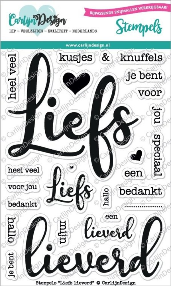 Carlijn Design Clear Stamps Liefs (CDST0047)