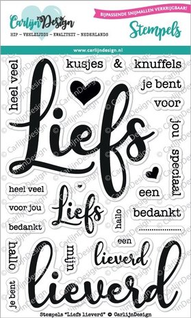 Carlijn Design Clear Stamps Liefs (CDST0047)
