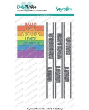 Carlijn Design Snijmal Randwoorden Lente (CDSN-0054)