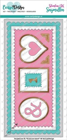 Carlijn Design Snijmal DL Slimline Kaart (CDSN-0057) Carlijn Design Snijmal DL Slimline Kaart (CDSN-0057)