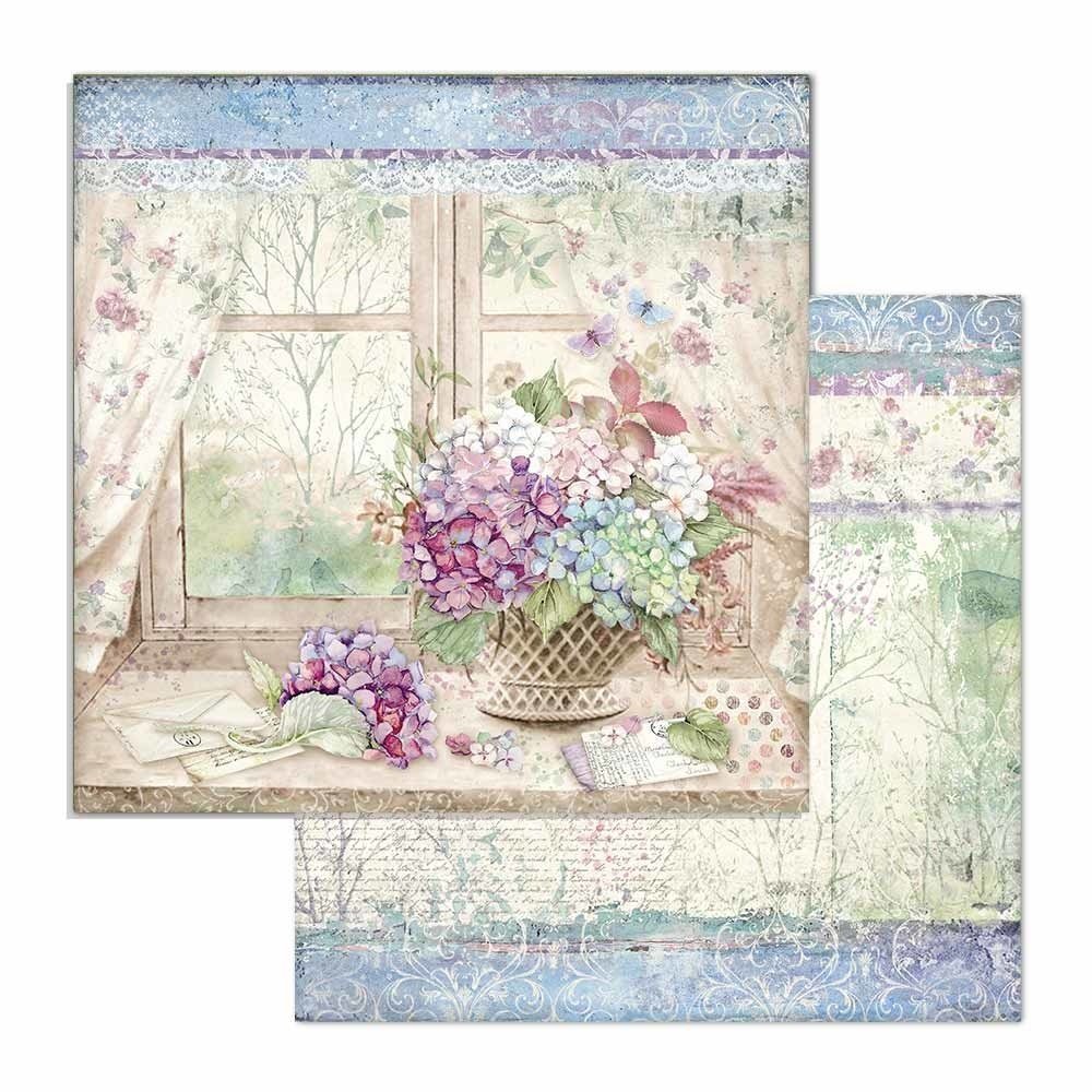 Stamperia Hortensia 12x12 Inch Paper Pack (SBBL72) Stamperia Hortensia 12x12 Inch Paper Pack (SBBL72)