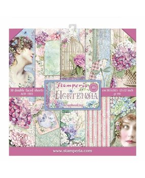 Stamperia Hortensia 12x12 Inch Paper Pack (SBBL72) Stamperia Hortensia 12x12 Inch Paper Pack (SBBL72)