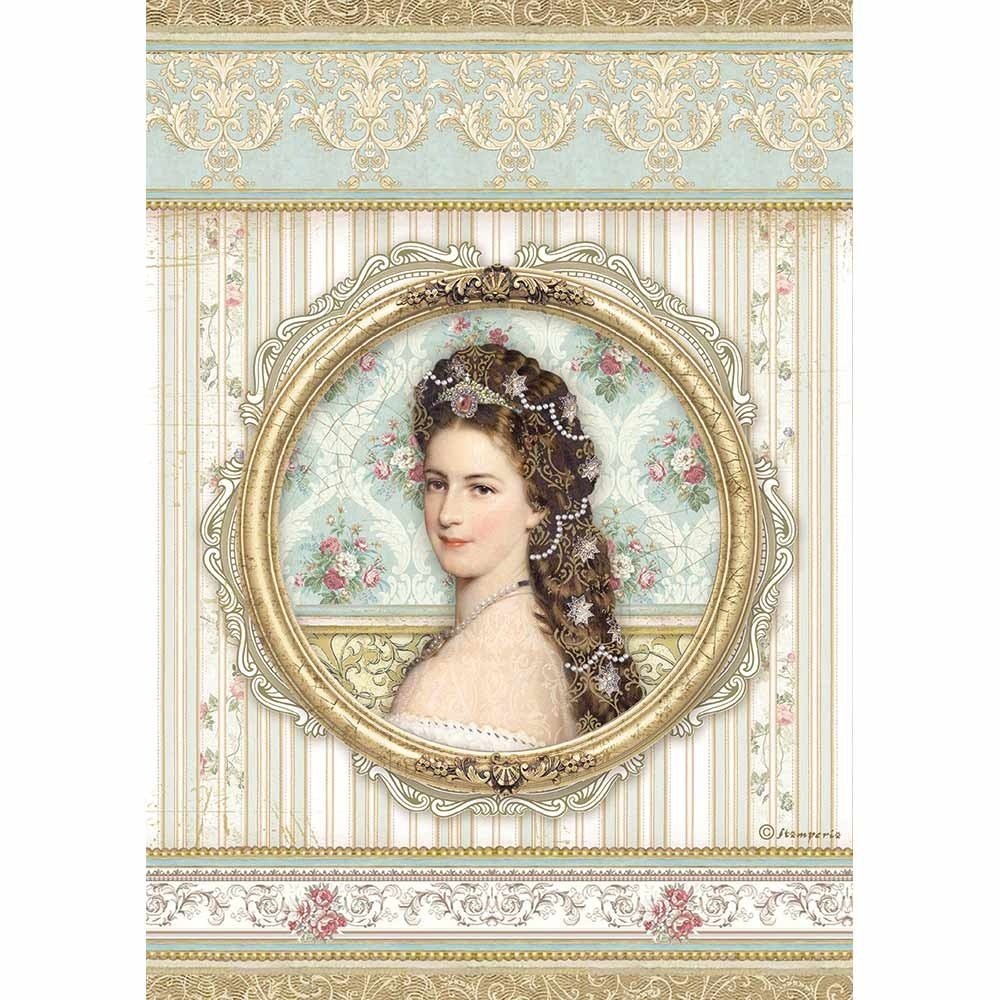 Stamperia Rice Paper A4 Princess Princess (DFSA4481) Stamperia Rice Paper A4 Princess Princess (DFSA4481)