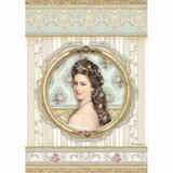 Stamperia Rice Paper A4 Princess Princess (DFSA4481)