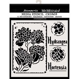 Stamperia Media Stencil Hortensia Frames (KSTDQ44)