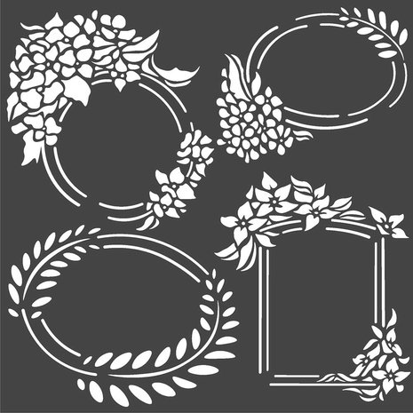 Stamperia Media Stencil Labels (KSTDQ45) Stamperia Media Stencil Labels (KSTDQ45)