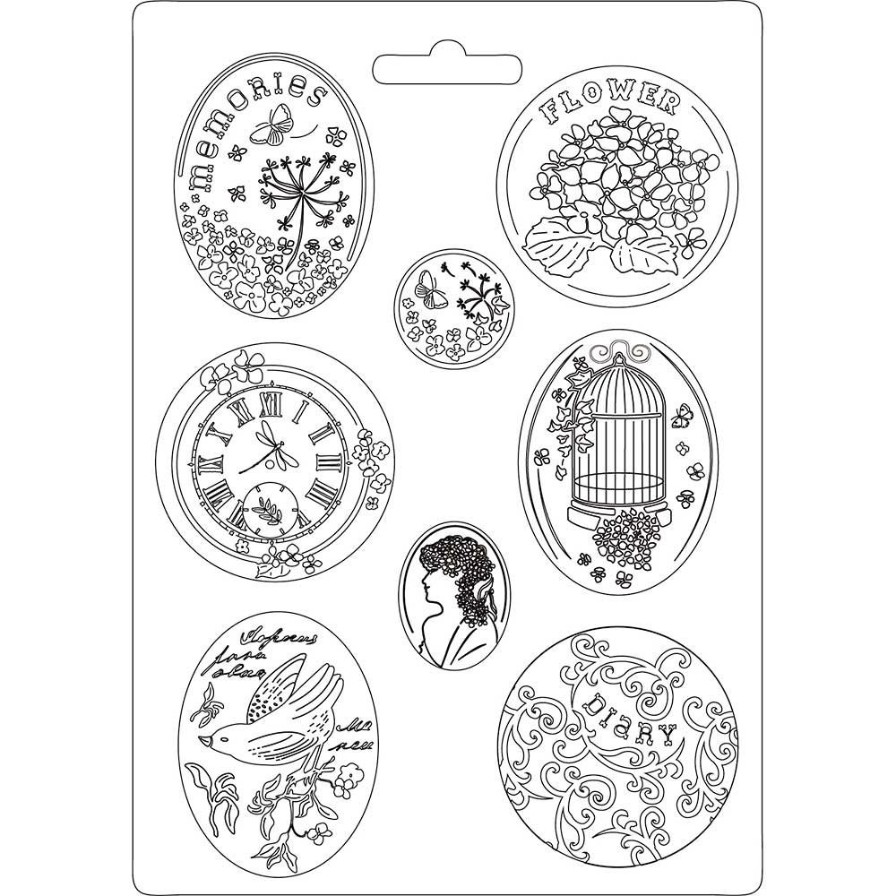 Stamperia Soft Maxi Mould Hortensia (K3PTA468)