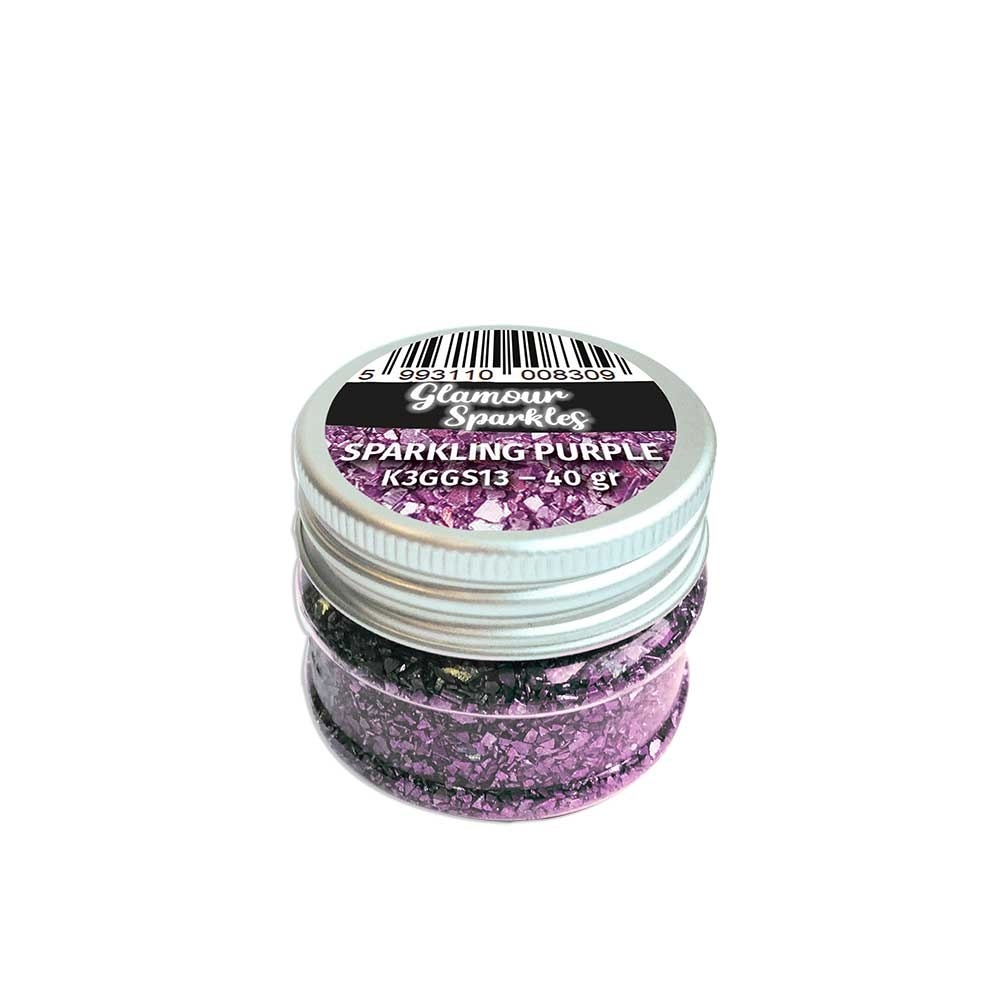 nietig Koreaans zout Stamperia Glamour Sparkles Sparkling Purple (40ml) (K3GGS13) - Paperpads.nl