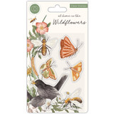Craft Consortium At Home in the Wildflowers Bees & Butterflies Clear Stamps (CCSTMP037)