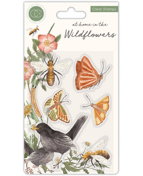 Craft Consortium At Home in the Wildflowers Bees & Butterflies Clear Stamps (CCSTMP037) Craft Consortium At Home in the Wildflowers Bees & Butterflies Clear Stamps (CCSTMP037)