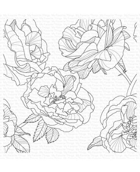 My Favorite Things Fanciful Roses Rubber Background Stamp (BG-120) My Favorite Things Fanciful Roses Rubber Background Stamp (BG-120)