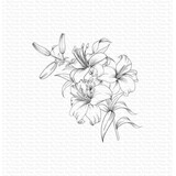 My Favorite Things Lavish Lilies Rubber Stamp (BG-129)