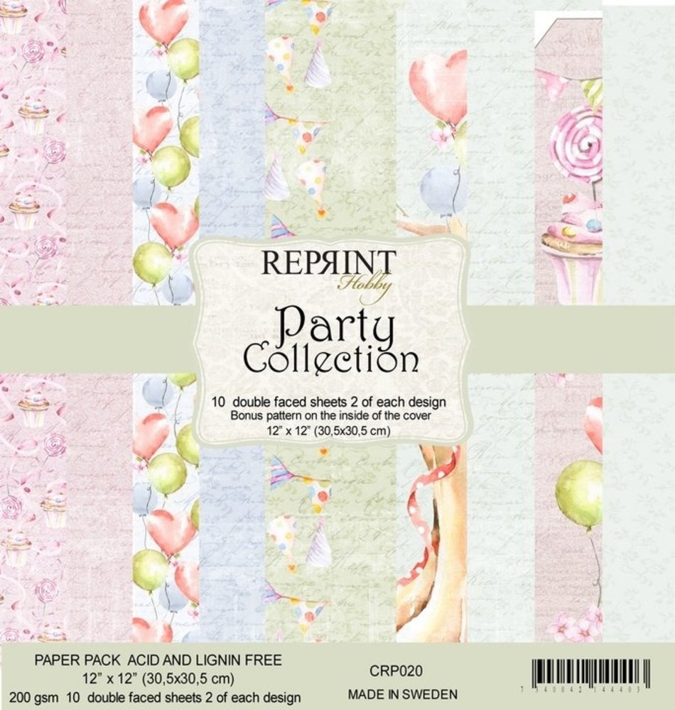 Reprint Party 12x12 Inch Paper Pack (CRP020)