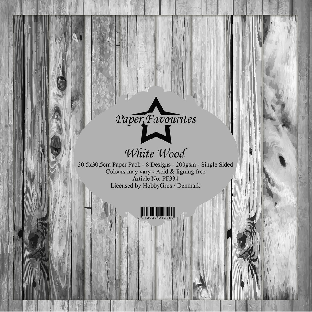 Paper Favourites White Wood 12x12 Inch Paper Pack (PF334) Paper Favourites White Wood 12x12 Inch Paper Pack (PF334)