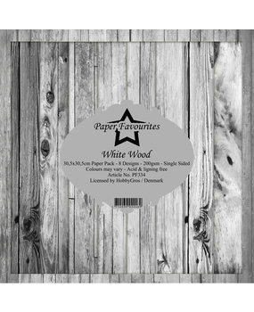 Paper Favourites White Wood 12x12 Inch Paper Pack (PF334) Paper Favourites White Wood 12x12 Inch Paper Pack (PF334)