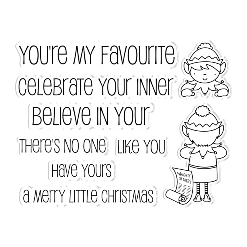 Gemini Peek-A-Boo Elf Stamp & Die (GEM-STD-PABELF)