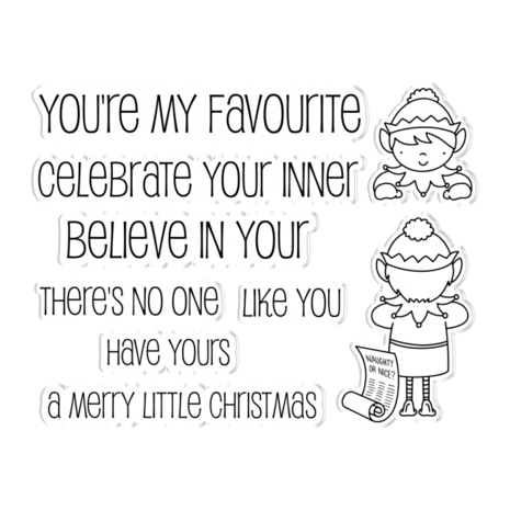 Gemini Peek-A-Boo Elf Stamp & Die (GEM-STD-PABELF)