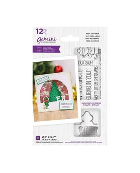 Gemini Peek-A-Boo Elf Stamp & Die (GEM-STD-PABELF)