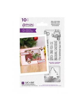 Gemini Peek-A-Boo Robin Stamp & Die (GEM-STD-PABROB)