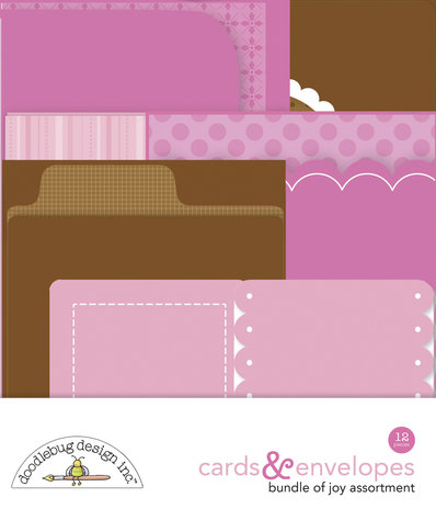 Doodlebug Design Inc. Bundle of Joy Cards & Envelopes (12pcs) (6864) Doodlebug Design Inc. Bundle of Joy Cards & Envelopes (12pcs) (6864)