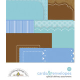Doodlebug Design Inc. Baby Boy Cards & Envelopes (12pcs) (6865)