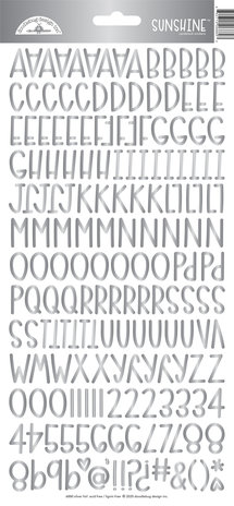 Doodlebug Design Inc. Silver Foil Sunshine Stickers (6880) Doodlebug Design Inc. Silver Foil Sunshine Stickers (6880)