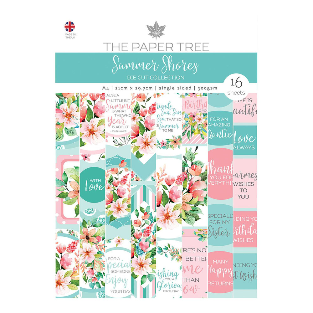 The Paper Tree Summer Shores Die Cut Collection (TC1072) The Paper Tree Summer Shores Die Cut Collection (TC1072)
