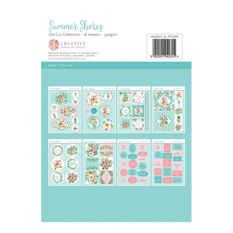 The Paper Tree Summer Shores Die Cut Collection (TC1072) The Paper Tree Summer Shores Die Cut Collection (TC1072)