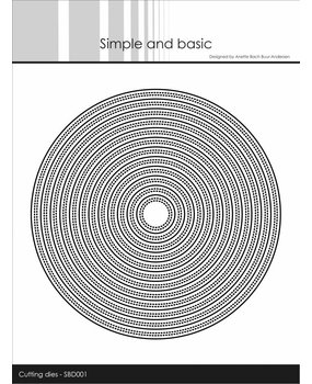 Simple and Basic Double Pierced Circle Metal Dies (SBD001) Simple and Basic Double Pierced Circle Metal Dies (SBD001)