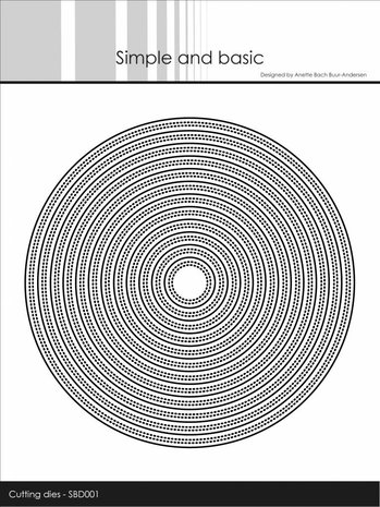 Simple and Basic Double Pierced Circle Metal Dies (SBD001) Simple and Basic Double Pierced Circle Metal Dies (SBD001)