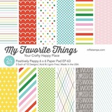 My Favorite Things Positively Peppy 6x6 Inch Paper Pad (EP-63)
