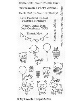 My Favorite Things Party Animals Clear Stamps (CS-254)