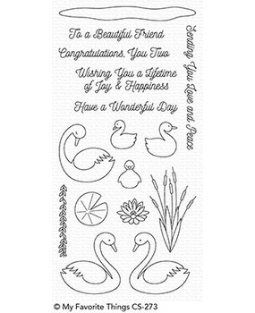My Favorite Things Splendid Swans Clear Stamps (CS-273)