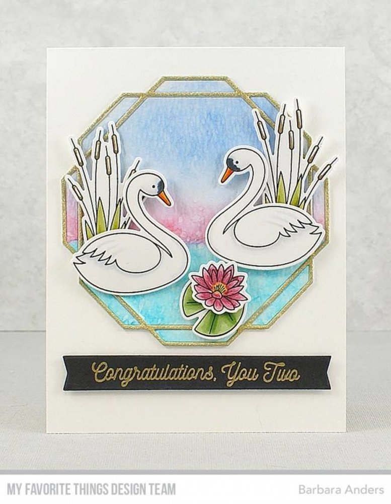 My Favorite Things Splendid Swans Clear Stamps (CS-273)
