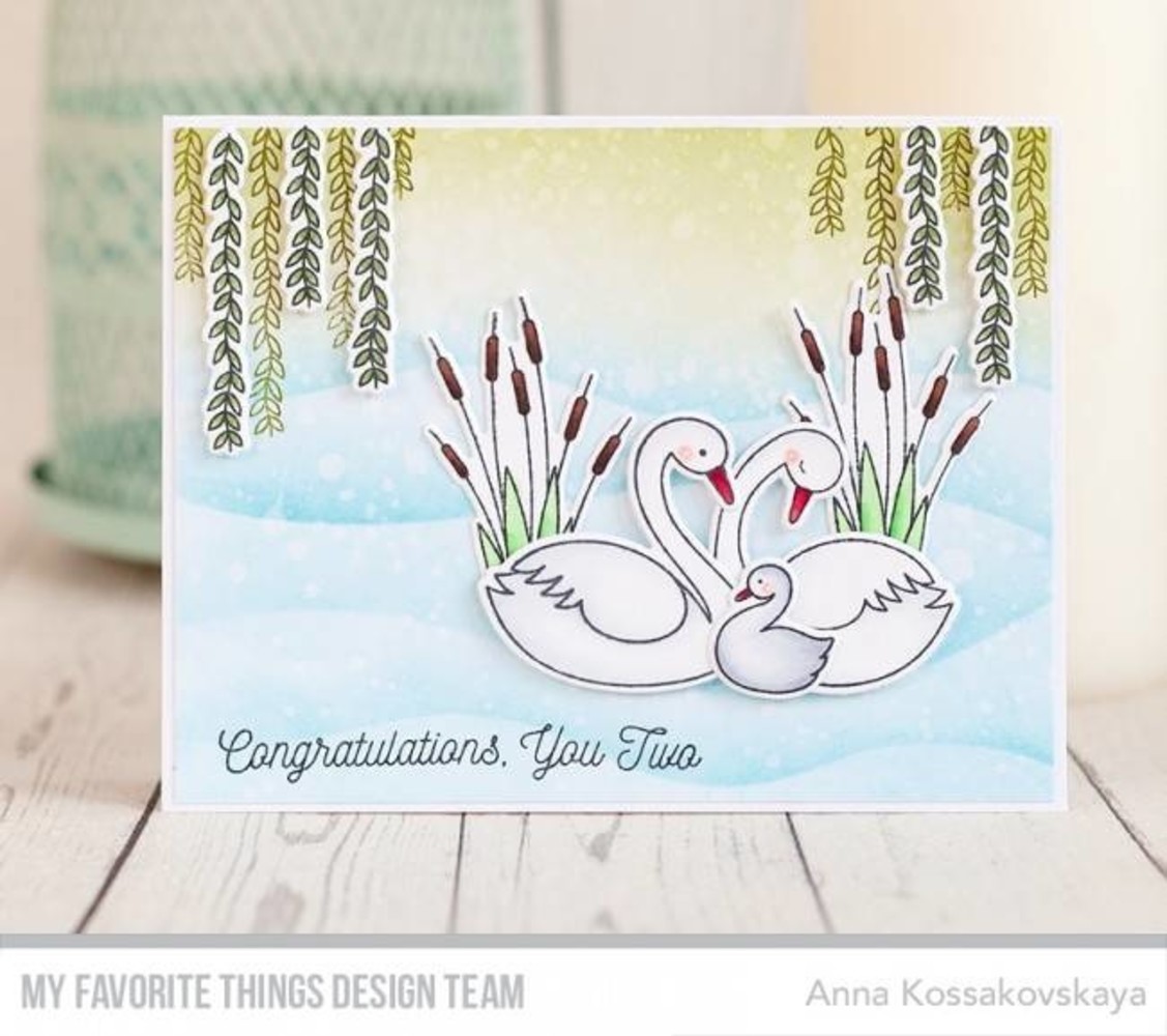 My Favorite Things Splendid Swans Clear Stamps (CS-273)